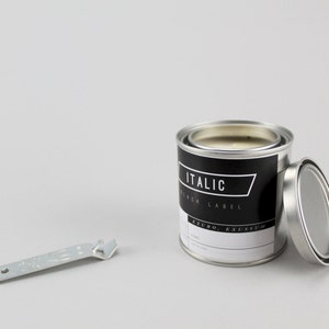 15 // Cambridge Half Pint 8oz Scented Soy Candle in Paint Can English Ivy, Bergamot, and Oak Moss image 2