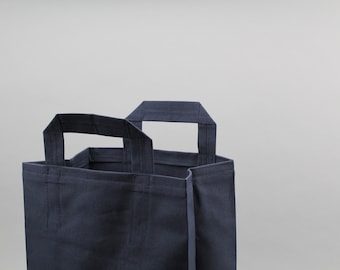 The Market Bag // Navy UNWAXED Reusable Canvas Shopping Bag, eco-friendly and stylish