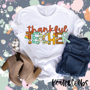 Thankful Teacher | Digital File | PNG