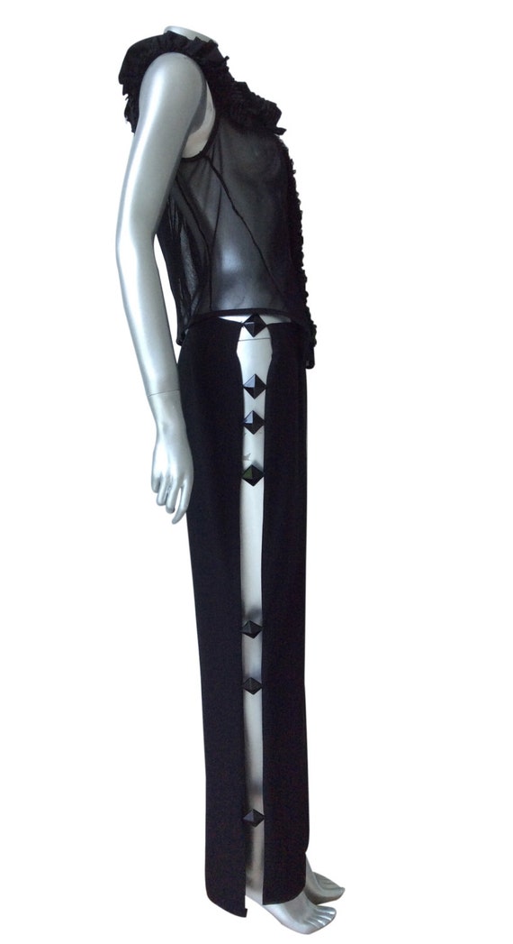Vintage DIRK BIKKEMBERGS Cutout Slit Pants