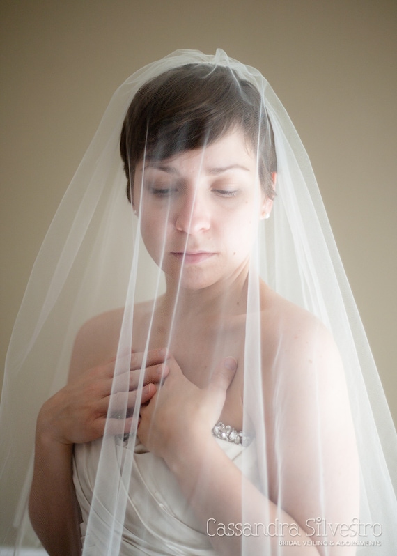 Velo De Novia De Doble Capa De Boda Granadina Velo Con Pelo Velo De Novia De Doble Capa De Boda Granadina Velo Con Pelo