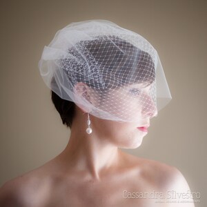 Double Layer Birdcage Wedding Veil russian Netting Bridal - Etsy