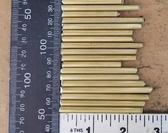 3/16" (0.1875) Brass Round Rod, Grade 360, Pins, Knife Making, Crafts, DIY