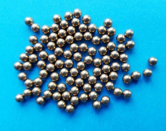 100 pieces 7/32" (.21875) Precision Brass Balls C260 Brass Ball Grade 200, +/-0.001"