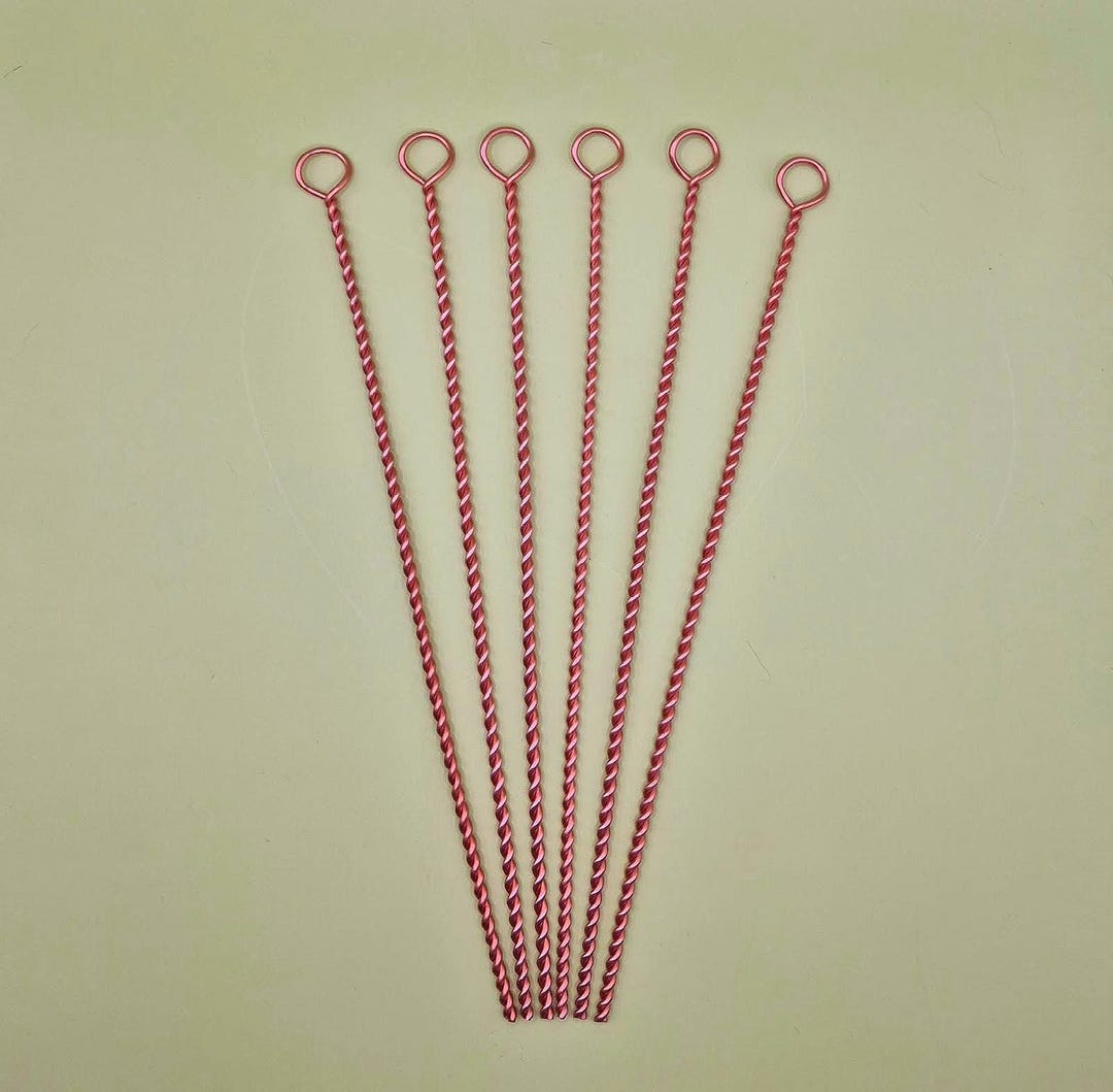 6 (six) Electroculture Copper Rods Copper Garden Stakes Electro, 5