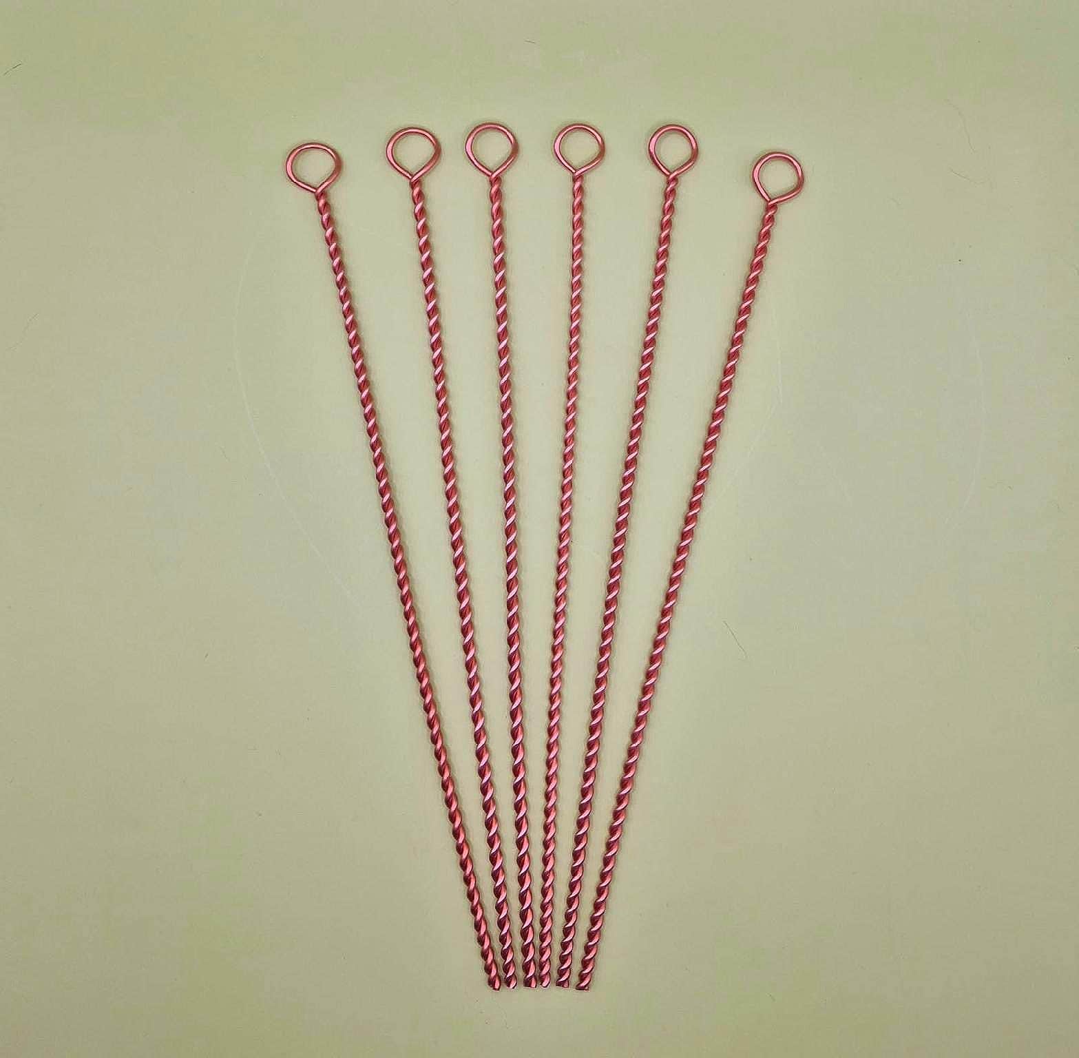 6 (six) Electroculture Copper Rods Copper Garden Stakes Electro, 5