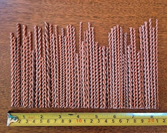 50 (fifty) Electroculture Copper Rods Copper Garden Stakes Electro 99.9% Pure