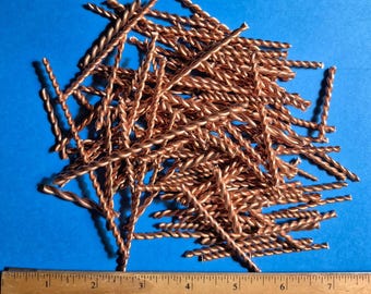 1 Lb Twisted Copper Wire Bare Bright #1 Stripped Romex Casting Arts Jewelry Crafts, DIY 99.9% Pure