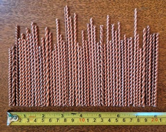 50 (fifty) Electroculture Copper Rods Copper Garden Stakes Electro 99.9% Pure