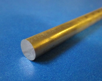 11/32" (.3438) Brass Round Rod, Alloy 360, Free Machining Brass