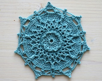 Aria Crochet Doily Pattern: Textured Tablecloth Tutorial (Digital PDF)