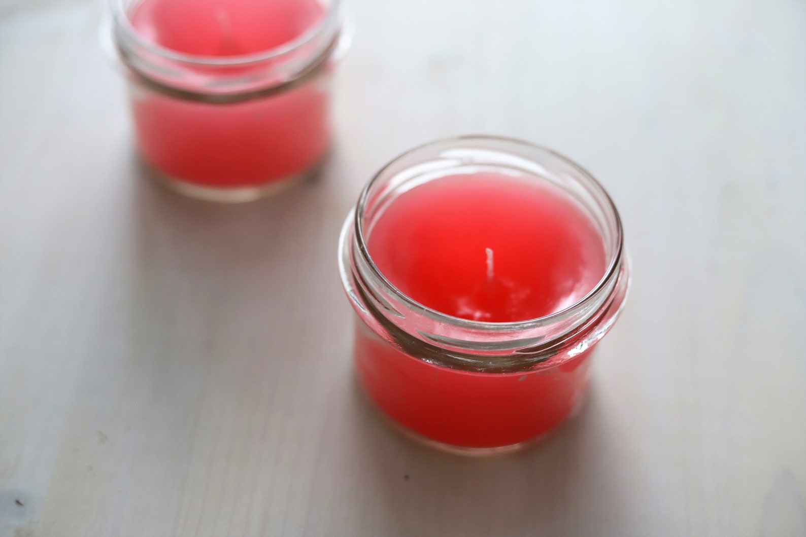 Aroma Candles in 2 Colors Pink Candle Aroma Candle Flavor Etsy
