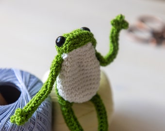 Mr. Toad - crochet toy, crochet frog, crochet toad