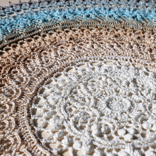 PDF Round Donna crochet pattern designed by Olga Shalaeva gull808 12 in 1 doilies pattern doily decor textured crocheting tutorial diy gift