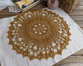 PDF, Lisa doily crochet pattern by Olga Shalaeva, crochet diagram