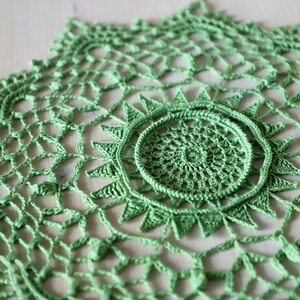 PDF Elaine Doily crochet pattern designed by Olga Shalaeva gull808 3d doilies textured decor shabby written tutorial boho hygge diy gift image 3