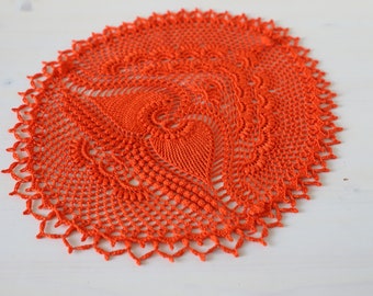PDF Instant Download Charleen doily crochet pattern designed by Olga Shalaeva gull808 texture oval decor home diy tutorial unique shabby