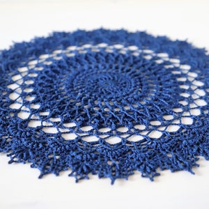 Agnes crochet doily designed by Zoya Matushenko, 36 cm, crochet decor, texture doily, 3d crochet, shabby, vintage, Christmas, gift, for her image 10