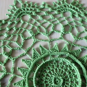 PDF Elaine Doily crochet pattern designed by Olga Shalaeva gull808 3d doilies textured decor shabby written tutorial boho hygge diy gift image 8