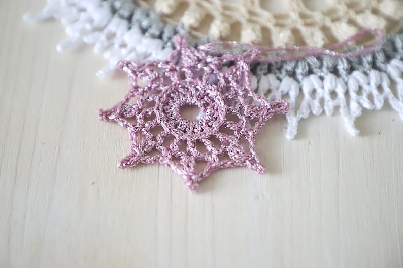 PDF Super quick and easy crochet snowflake pattern image 1