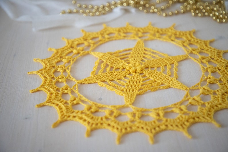 PDF Libena doily crochet pattern, instant download image 1