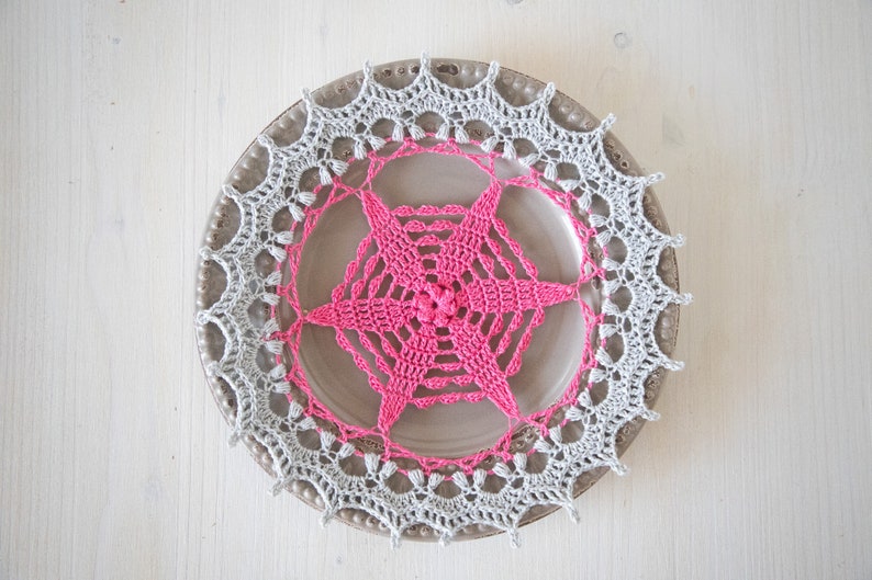 PDF Libena doily crochet pattern, instant download image 2