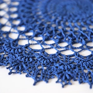Agnes crochet doily designed by Zoya Matushenko, 36 cm, crochet decor, texture doily, 3d crochet, shabby, vintage, Christmas, gift, for her image 7