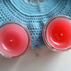 Pink Aroma Candle: Sweet Scented Jar Candle, Wedding Favor