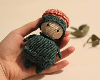 Botanical Girl Crochet Doll Pattern by Olga Shalaeva (PDF)
