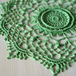 PDF Elaine Doily crochet pattern designed by Olga Shalaeva gull808 3d doilies textured decor shabby written tutorial boho hygge diy gift image 6