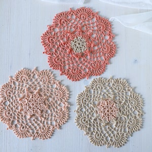 PDF Pumpkin Spice Latte doily, crochet pattern, by Olga Shalaeva, gull808, crochet grl, crochet chart, coaster pattern, crochet turorial