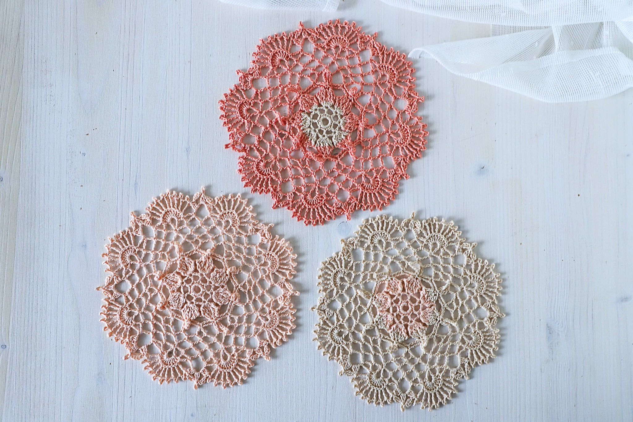 36 Doily Crochet Patterns for Elegant Handmade Home Decor 3 Pumpkin Spice Latte Crochet Doily Pattern by Olga Shalaeva