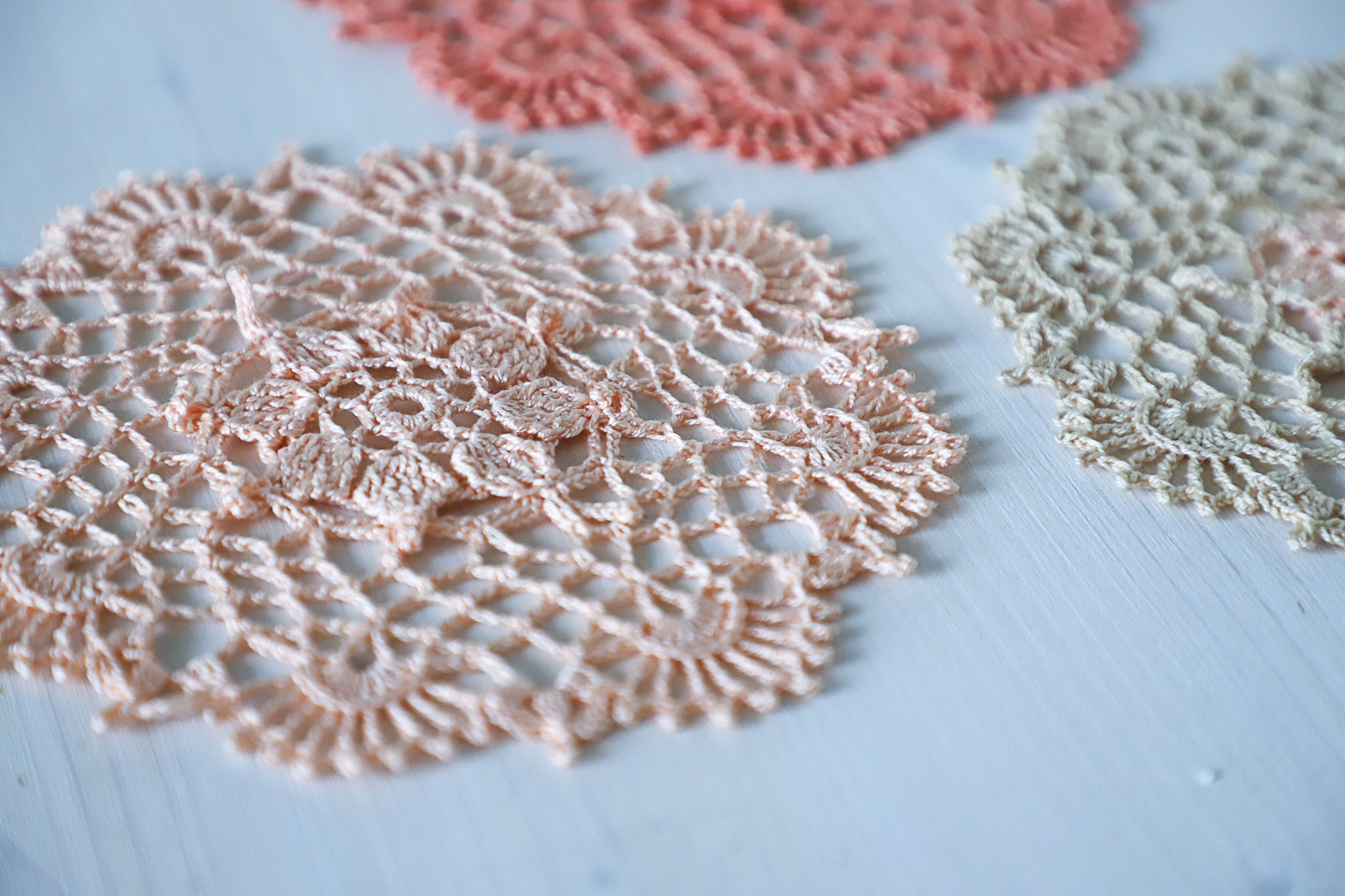 Pumpkin Spice Latte Crochet Doily Pattern by Olga Shalaeva (PDF