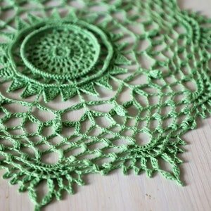 PDF Elaine Doily crochet pattern designed by Olga Shalaeva gull808 3d doilies textured decor shabby written tutorial boho hygge diy gift image 5