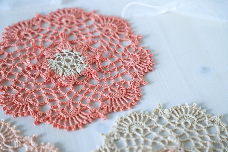 PDF Pumpkin Spice Latte doily, crochet pattern, by Olga Shalaeva, gull808, crochet grl, crochet chart, coaster pattern, crochet turorial image 3