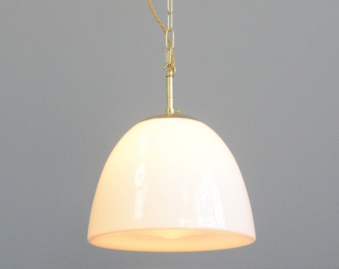Opaline Pendant Light By Vilhelm Lauritzen Circa 1950s