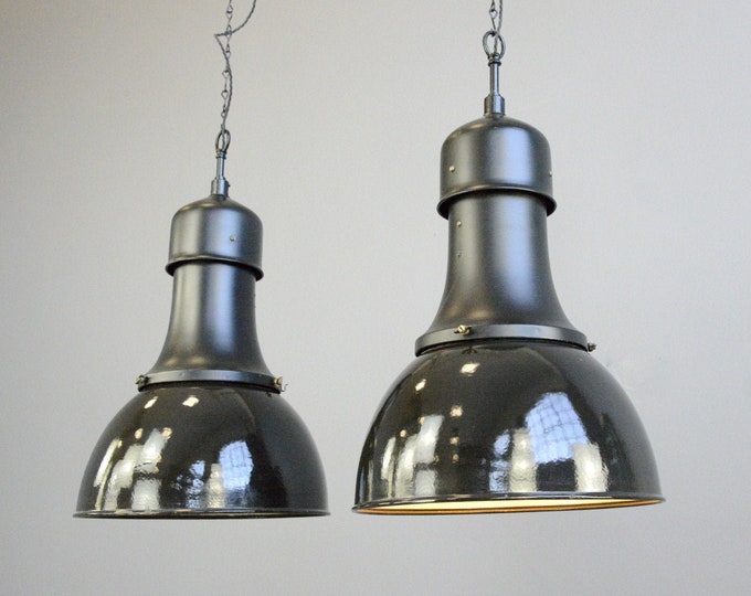 Model 530 Bauhaus Pendant Lights By Kandem Circa 1920s