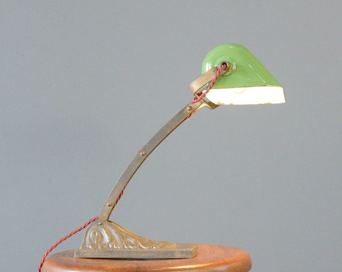 Bankers Lamp By Niam Paris Circa 1920s
