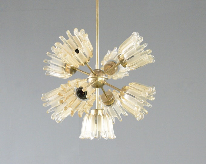 Mid Century Chandelier By Leclaire & Schäfer Circa 1960s