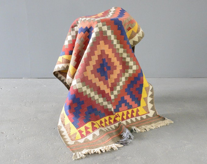 Large Hand Made Kilim Rug