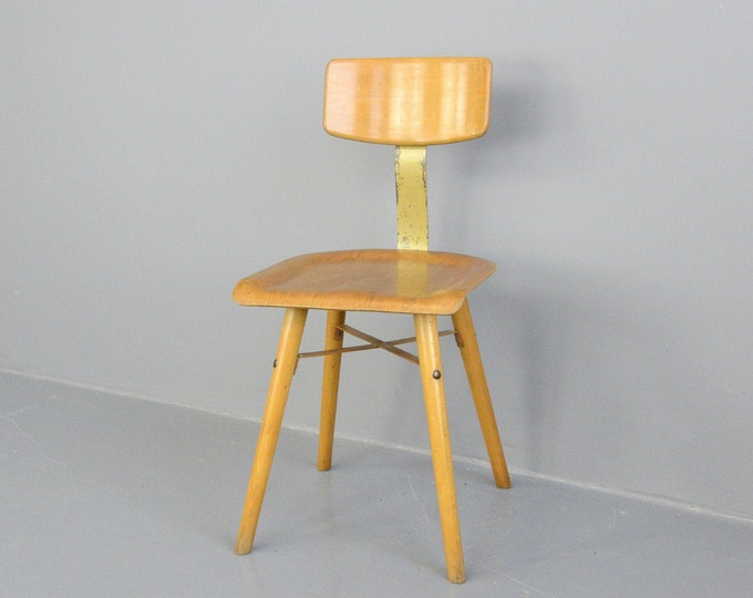 Industrial Work Stool By Ama Circa 1930s