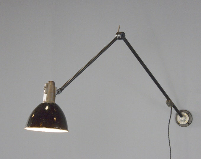 Industrial Task Lamp By Willhelm Bader Circa 1930s