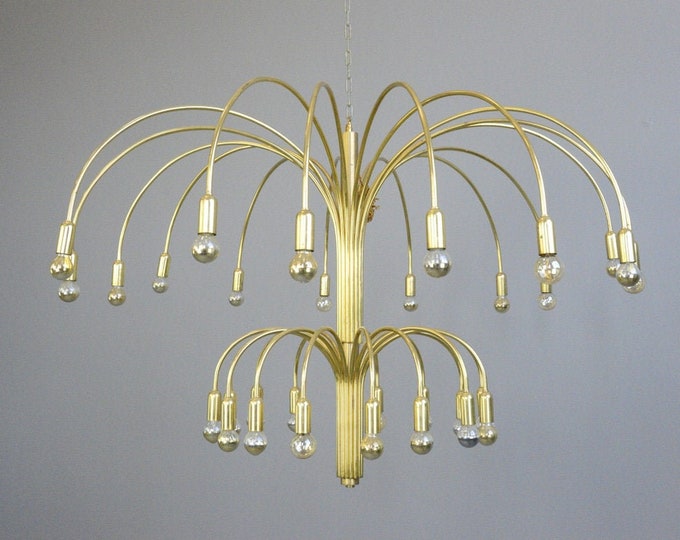 Large Mid Century Ballroom Chandelier