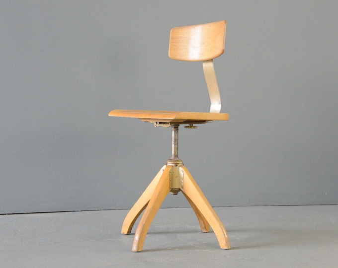 Ama Elastik Factory Chair Circa 1930s