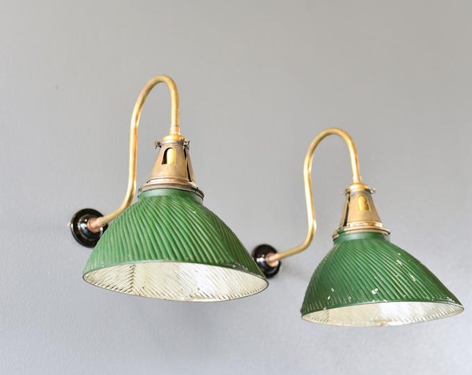 Mercury Glass Wall Lights Circa 1930s