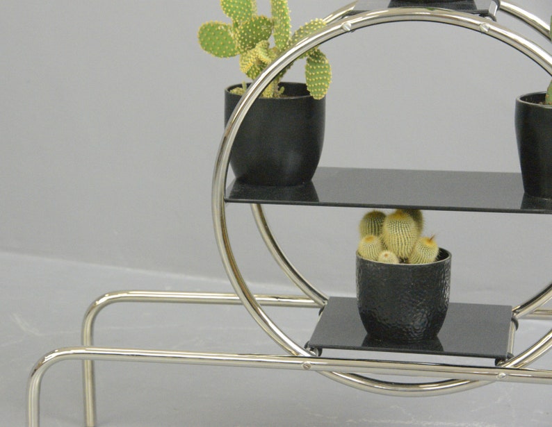 Bauhaus Plant Stand By Emile Guyot For Thonet Circa 1930s zdjęcie 8