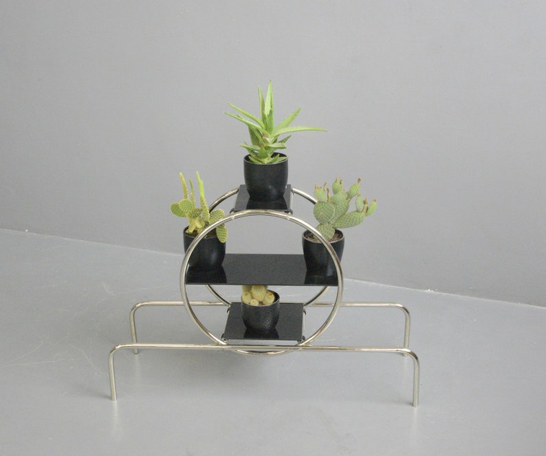 Bauhaus Plant Stand By Emile Guyot For Thonet Circa 1930s zdjęcie 5