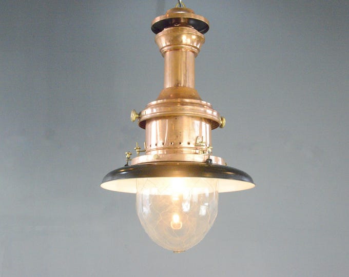 Copper Train Station Light