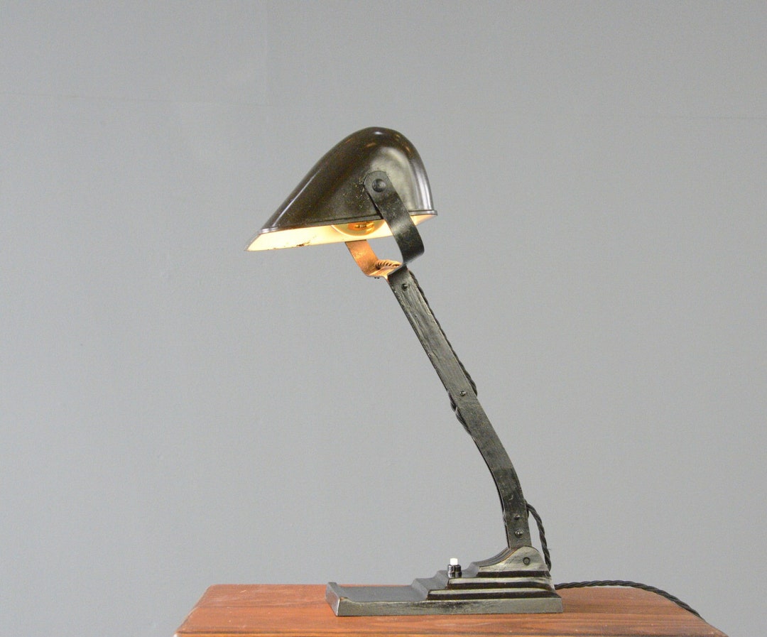 Art Deco Desk Lamp by Erpe Circa 1920s Etsy