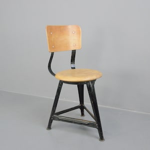 Industrial Work Stool By Ama Circa 1930s